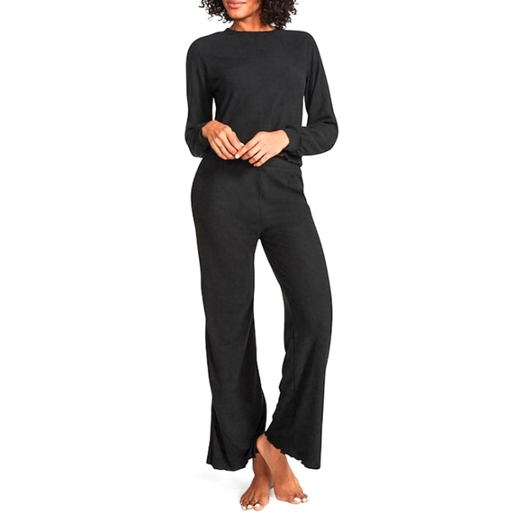 BB Dakota Other - BB Dakota Womens Black 2 Piece Cozy Pants & Top Knit Lounge Set NWT MSRP $99